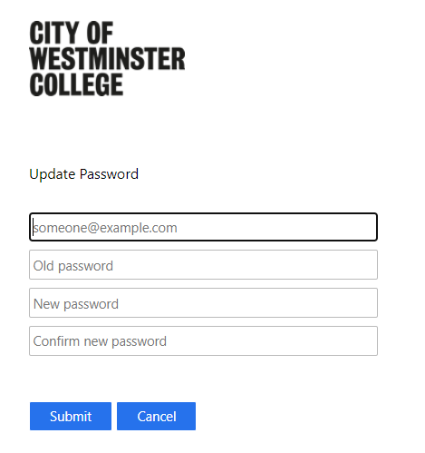 CWC Password Reset Image