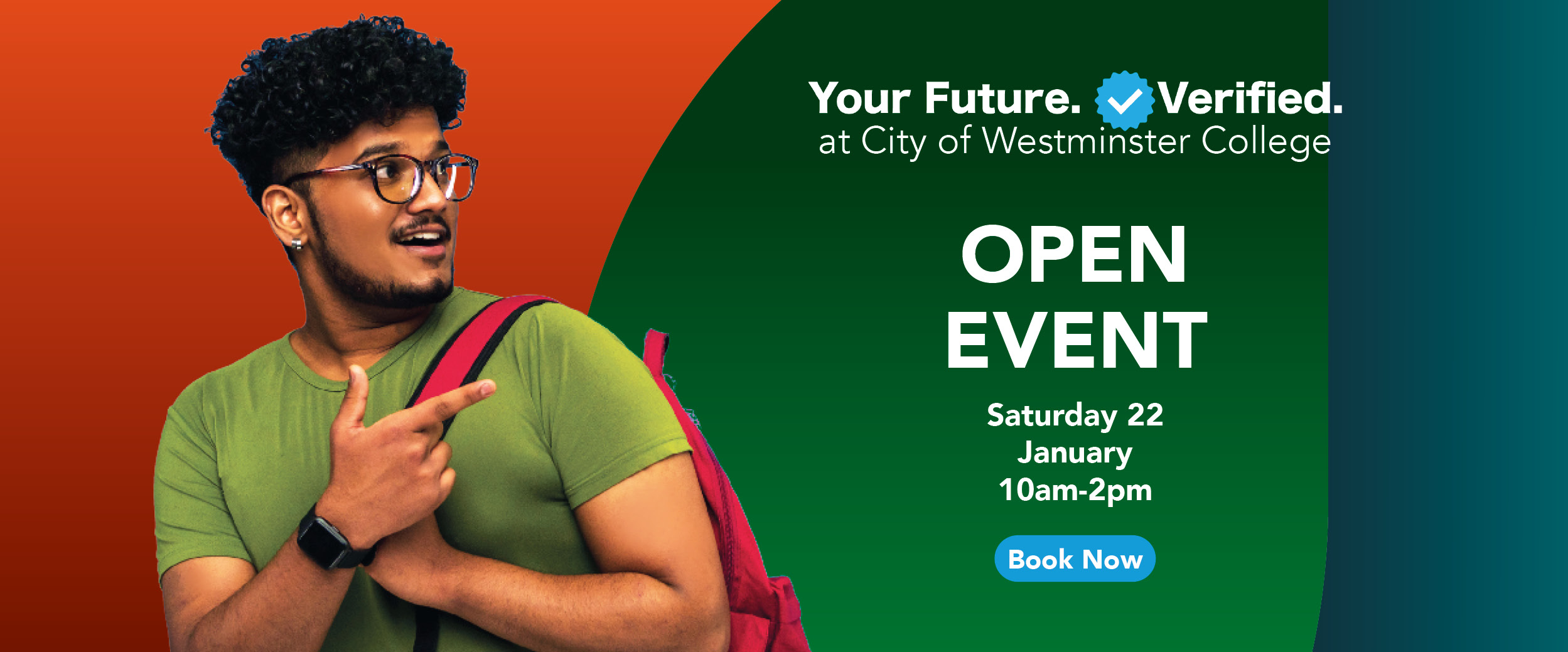 Open Events -  Book Now