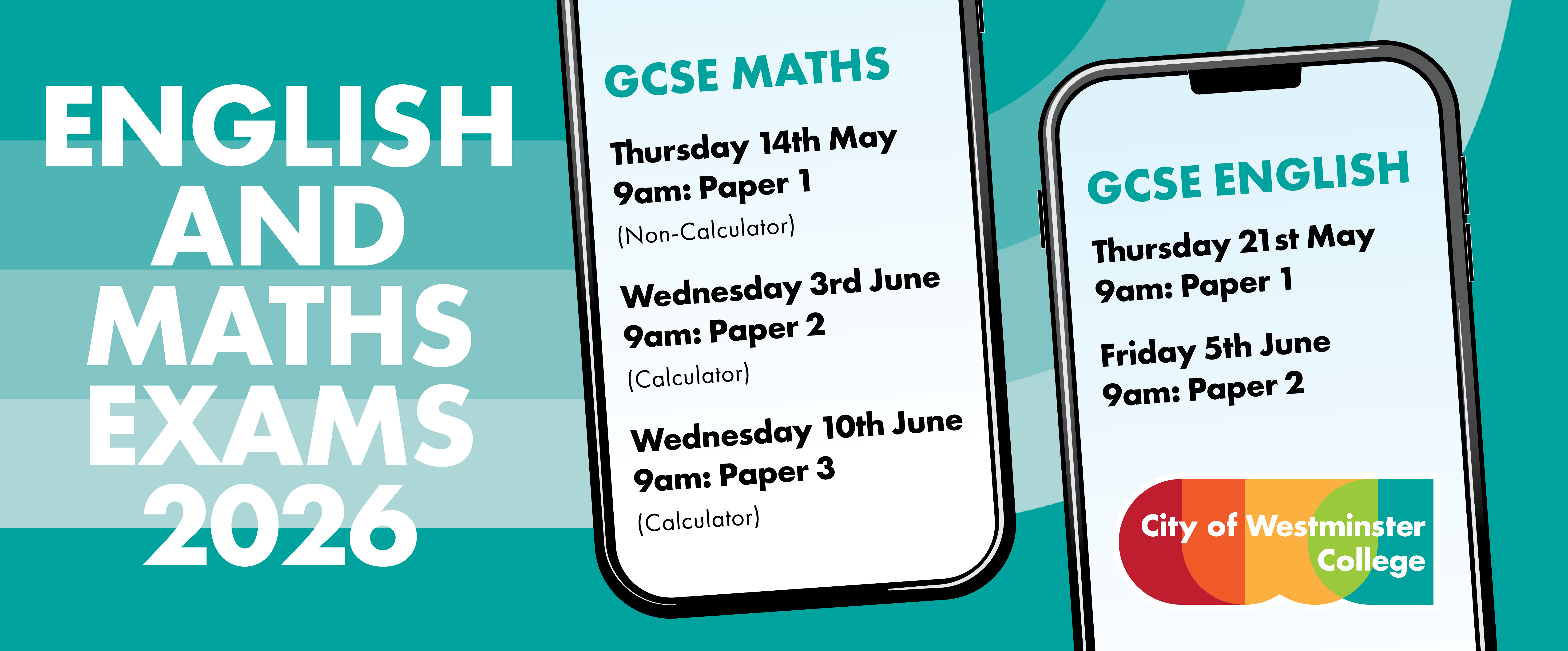 English and Maths Exams